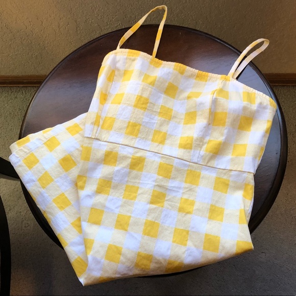 Forever 21 Dresses & Skirts - 🎄FINAL SALE🎄Forever 21 Yellow Gingham Dress